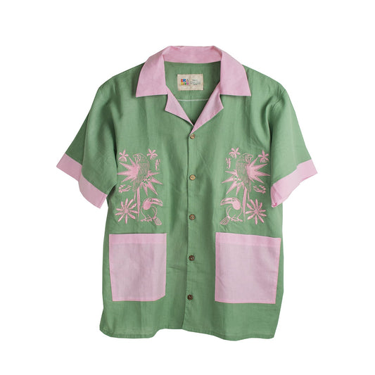Camisa Guacamaya verde