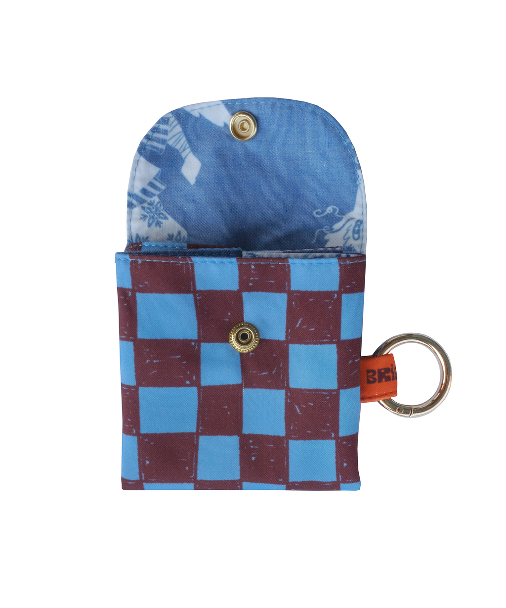 Mini billetera cuadros