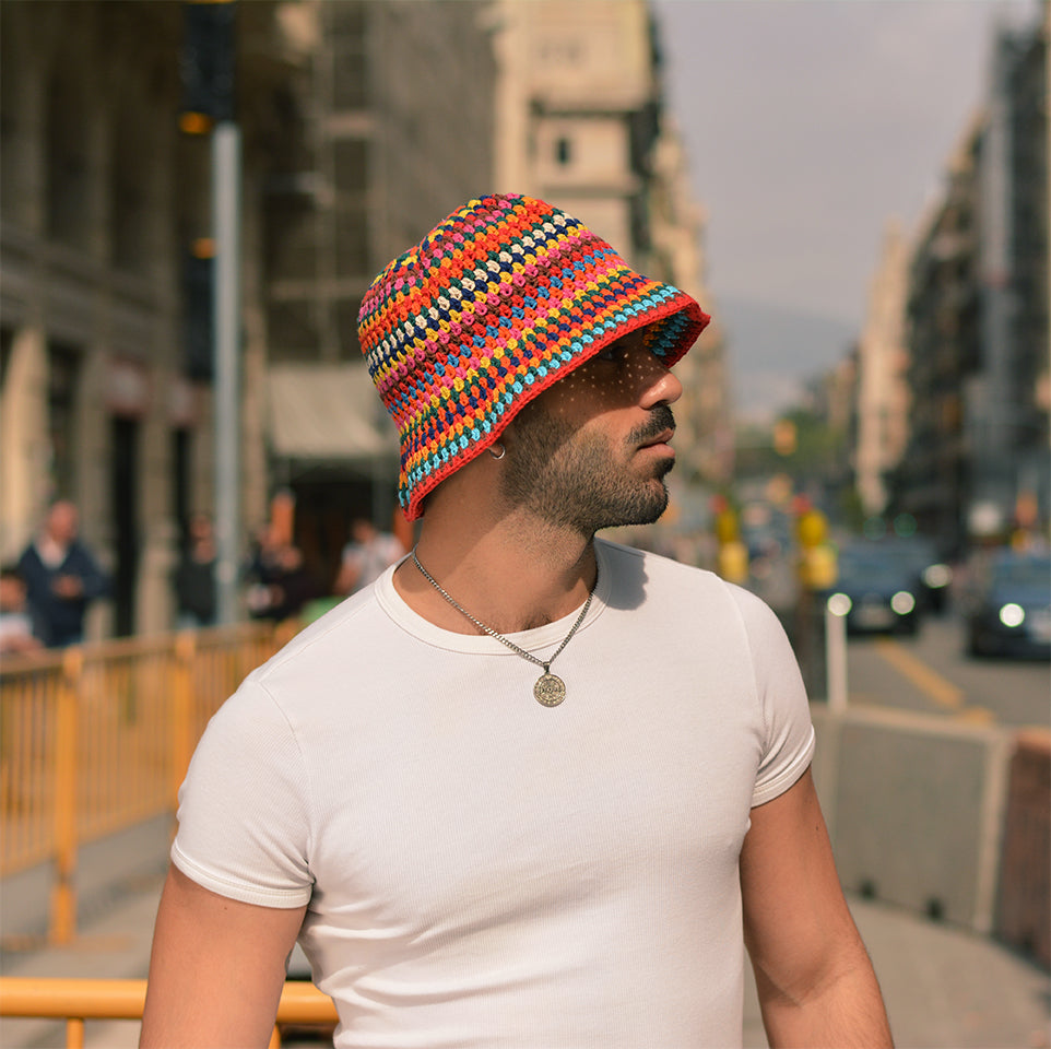 Bucket hat multicolor