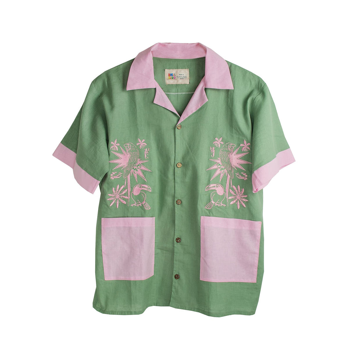 Camisa Guacamaya verde