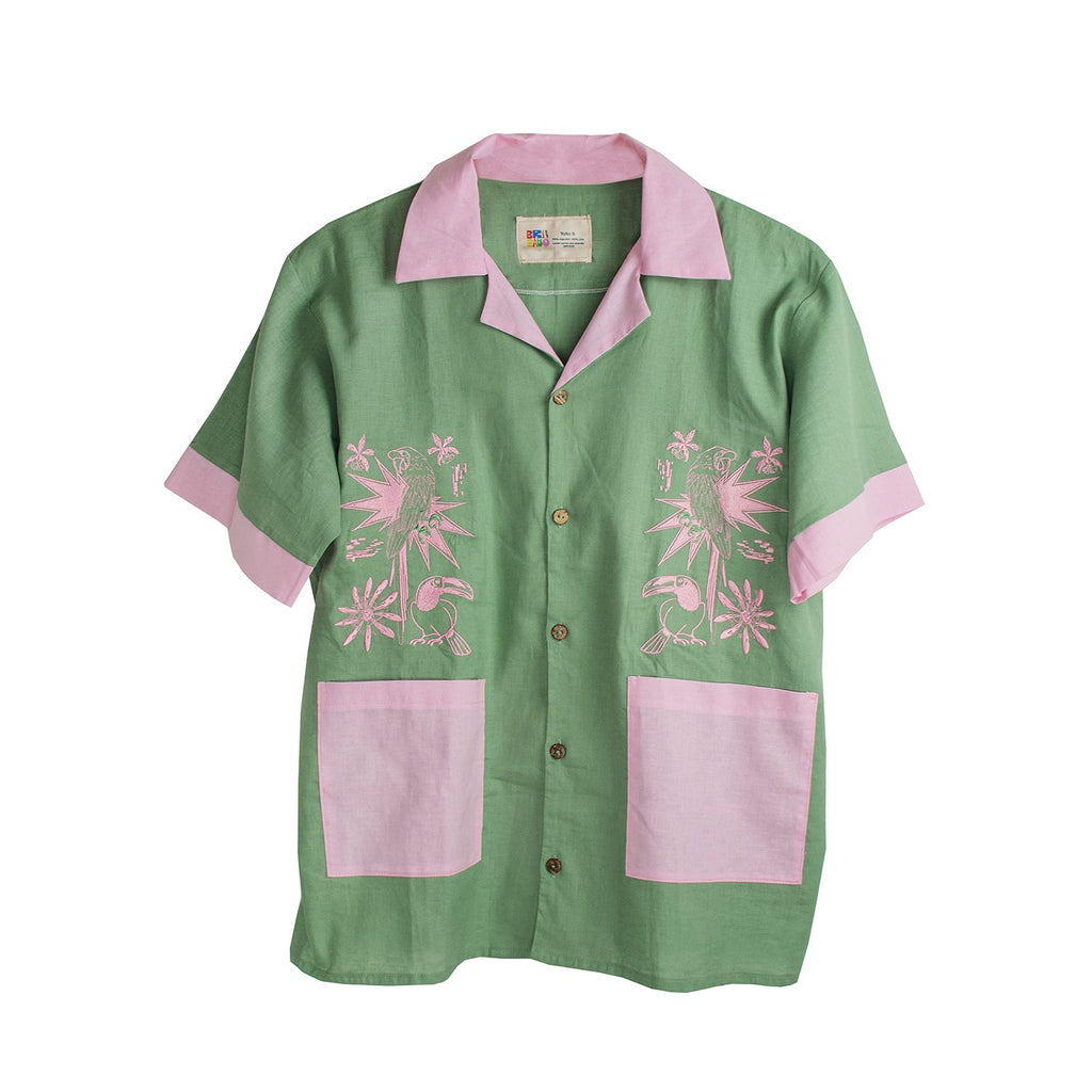 Camisa Guacamaya verde
