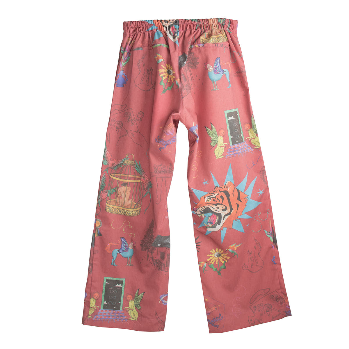 Pantalón Onírica burdeos