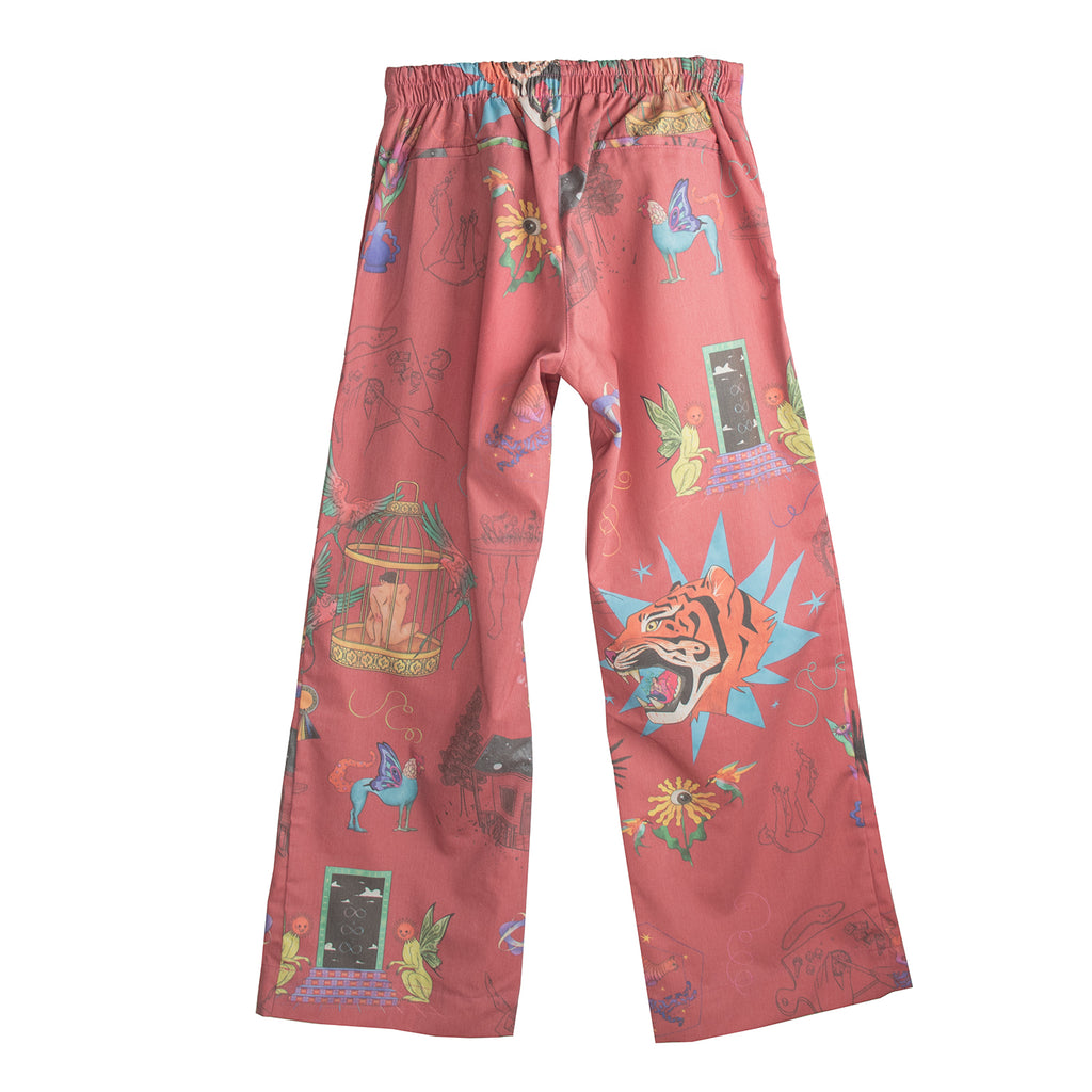 Burgundy Onírica Pants
