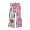 Pantalón Onírica blanco y rosa