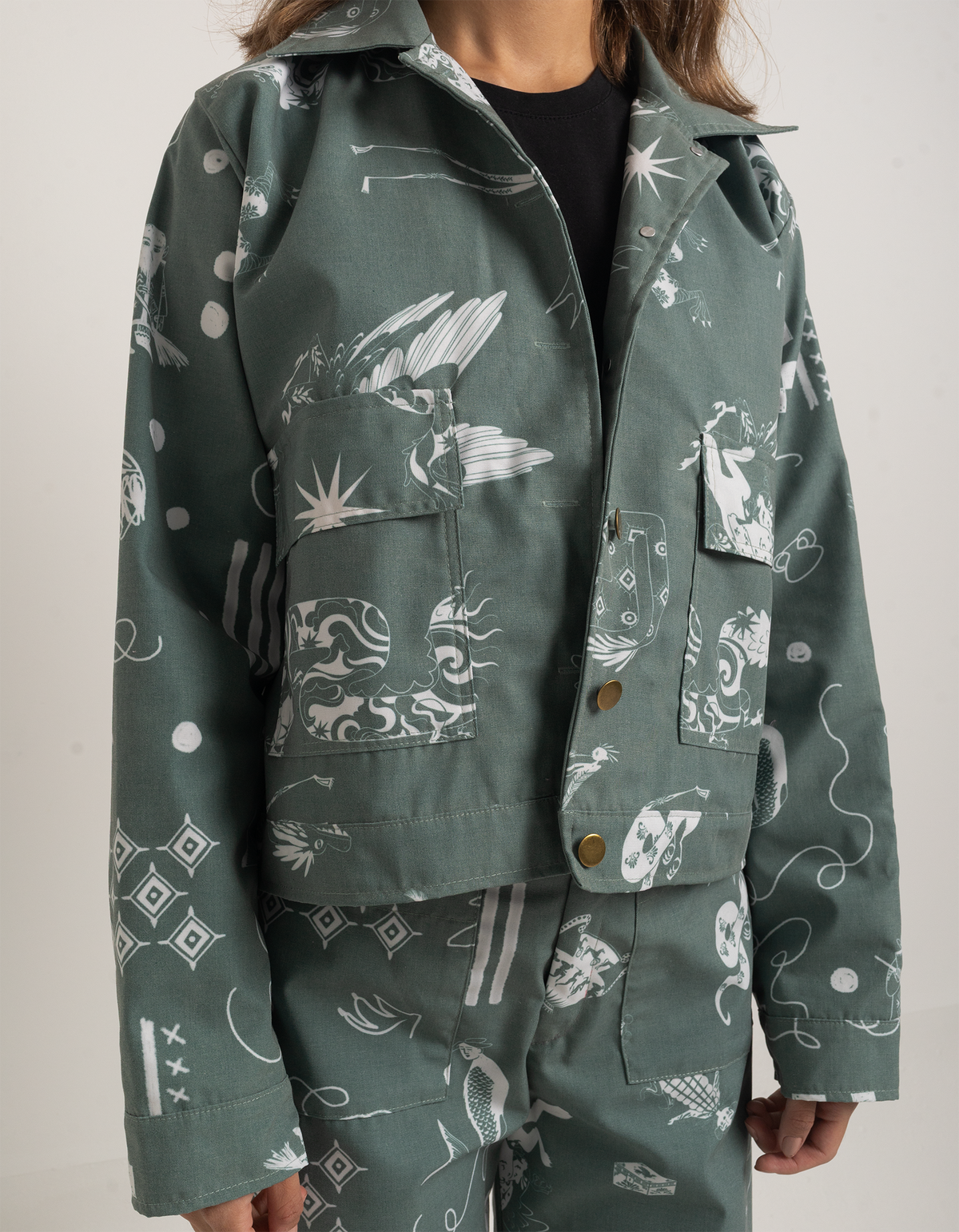 Bestias Jacket Eucalyptus Women