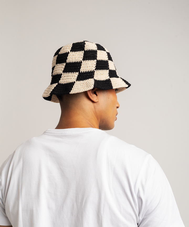 Bucket hat cuadros