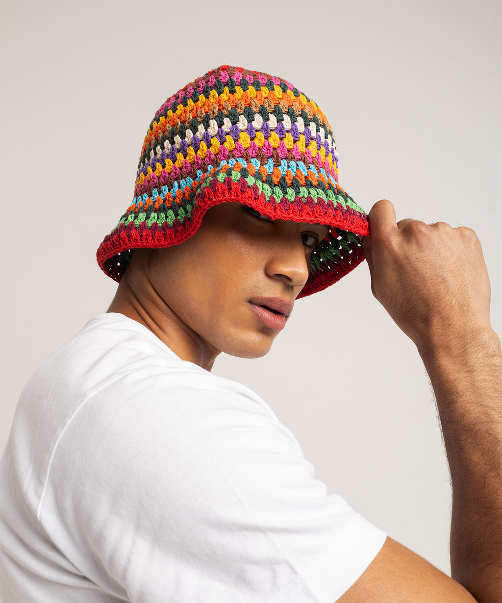 Bucket hat multicolor