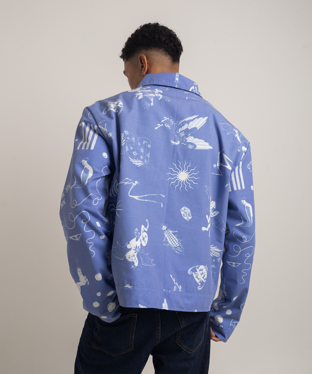 Chaqueta bestias azuleja hombre