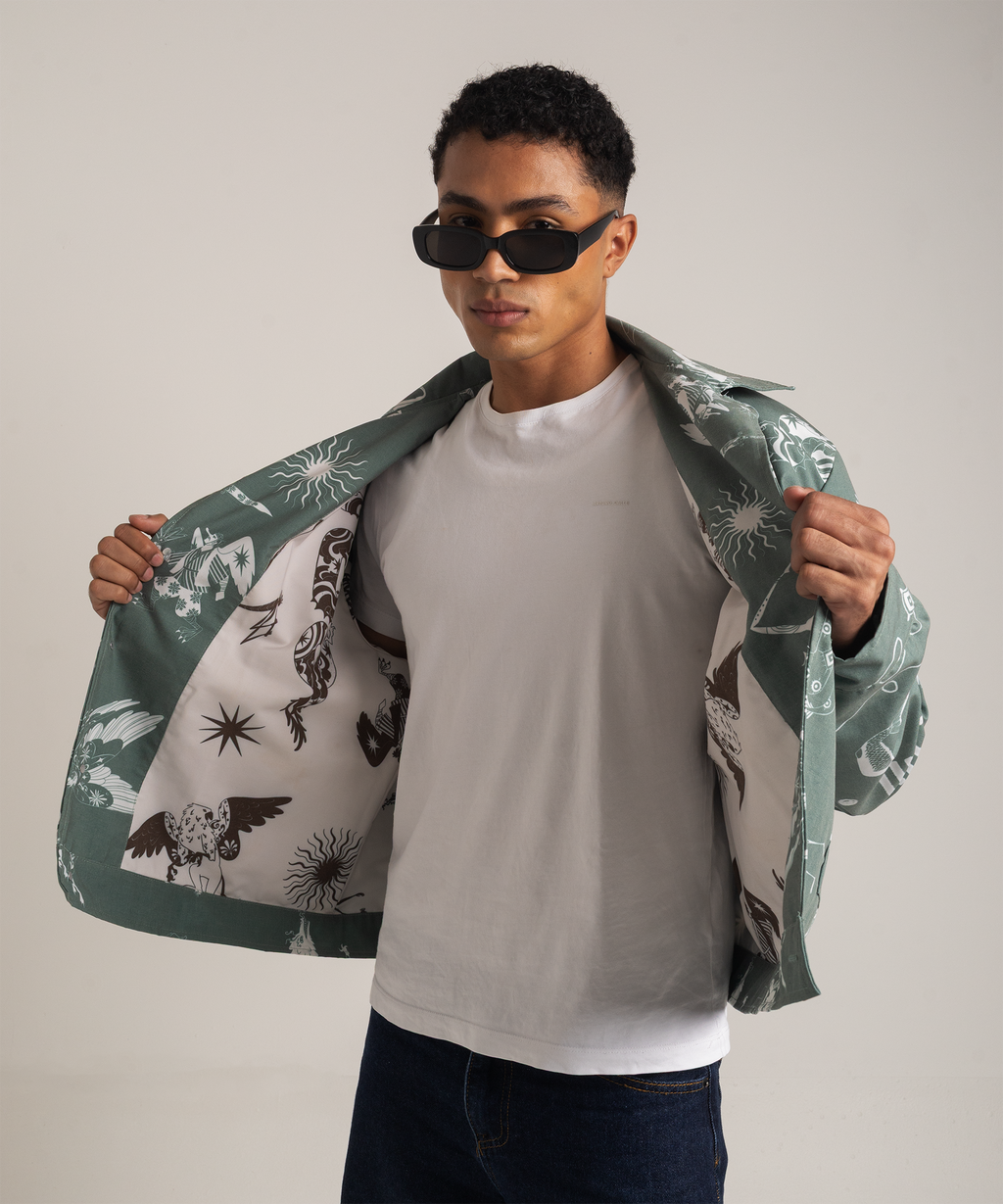 Chaqueta bestias eucalipto hombre