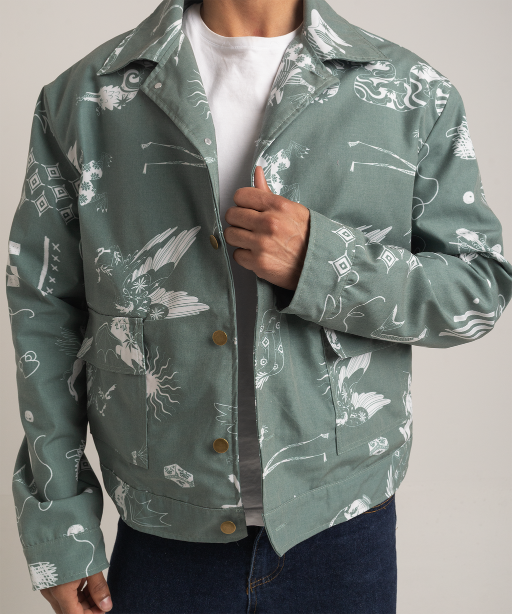 Chaqueta bestias eucalipto hombre