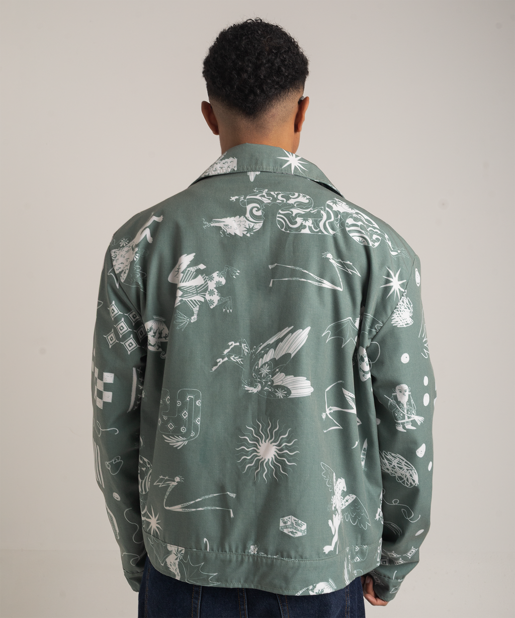 Chaqueta bestias eucalipto hombre