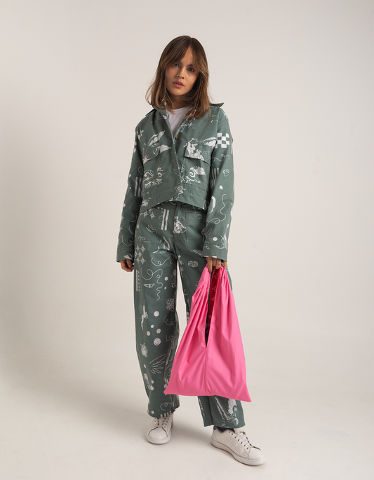 Chaqueta bestias eucalipto mujer