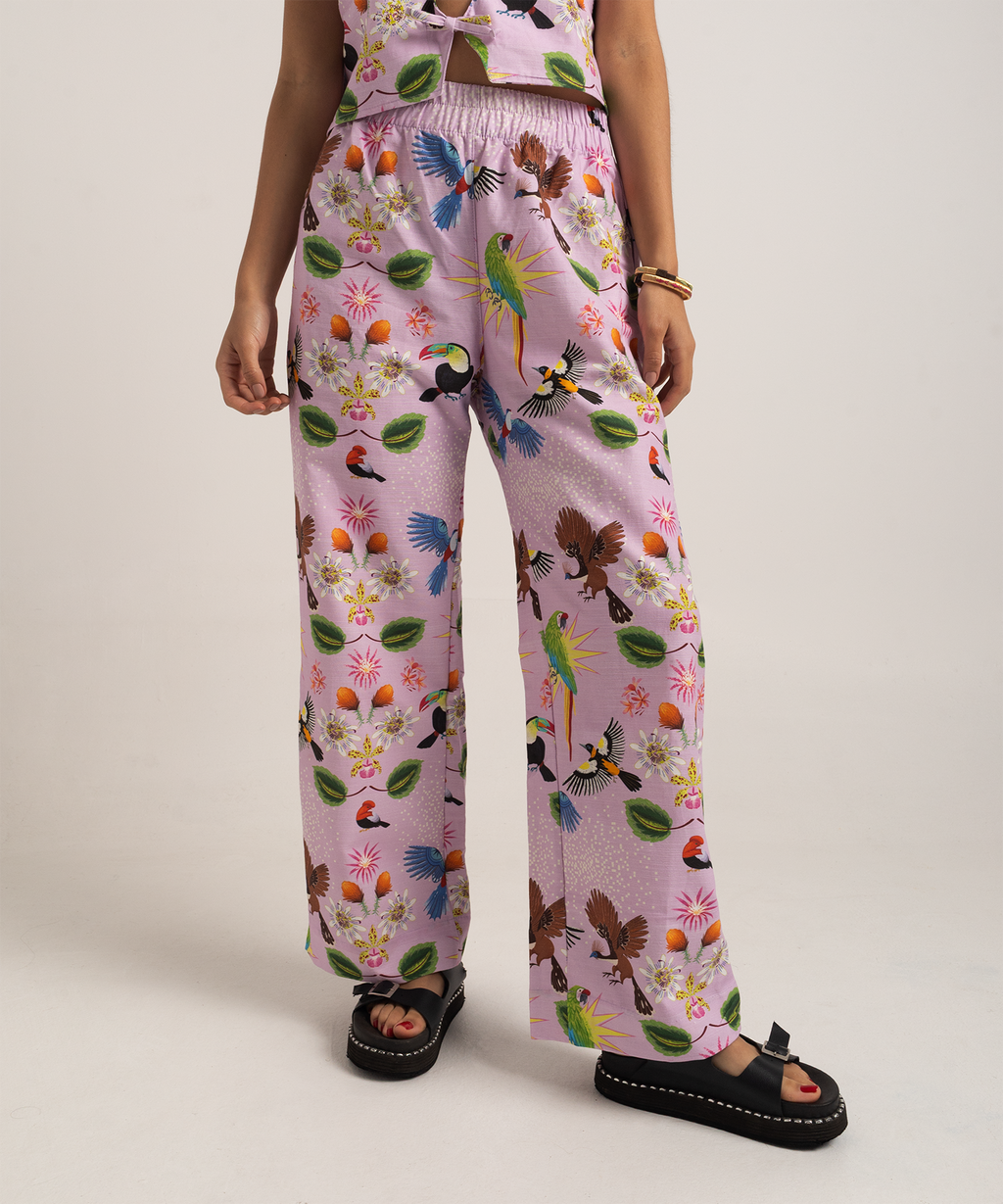 Pantalón Pasiflora lila