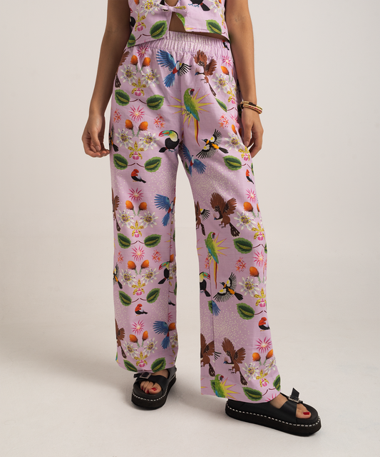 Pantalón Pasiflora lila