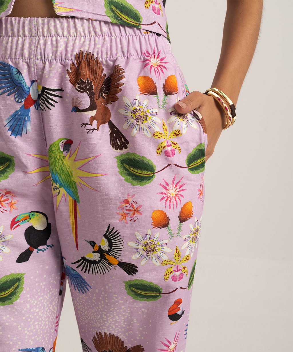 Pantalón Pasiflora lila