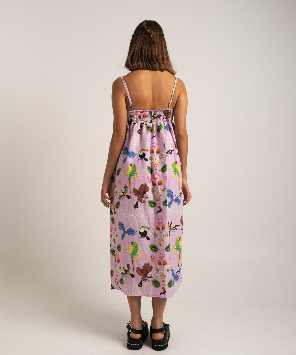 Vestido Pasiflora lila