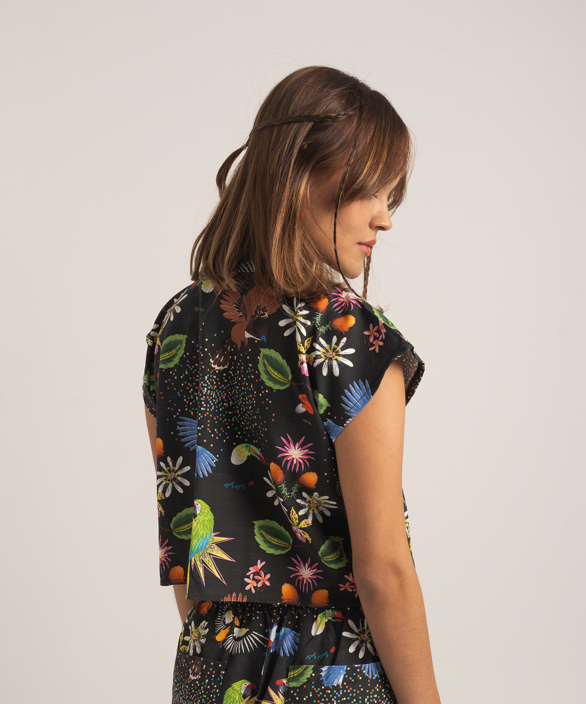 Sakura Blouse Black