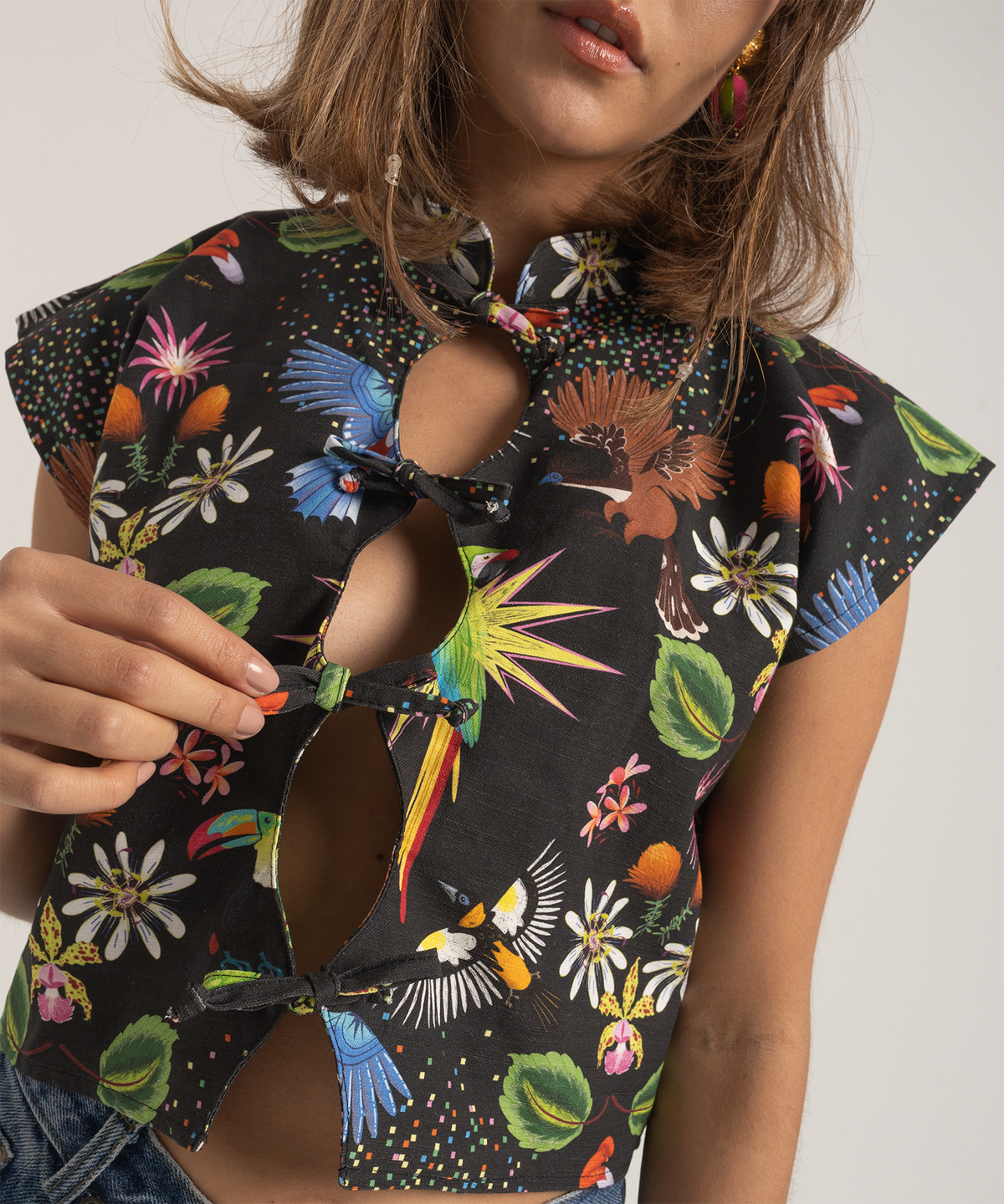 Sakura Blouse Black