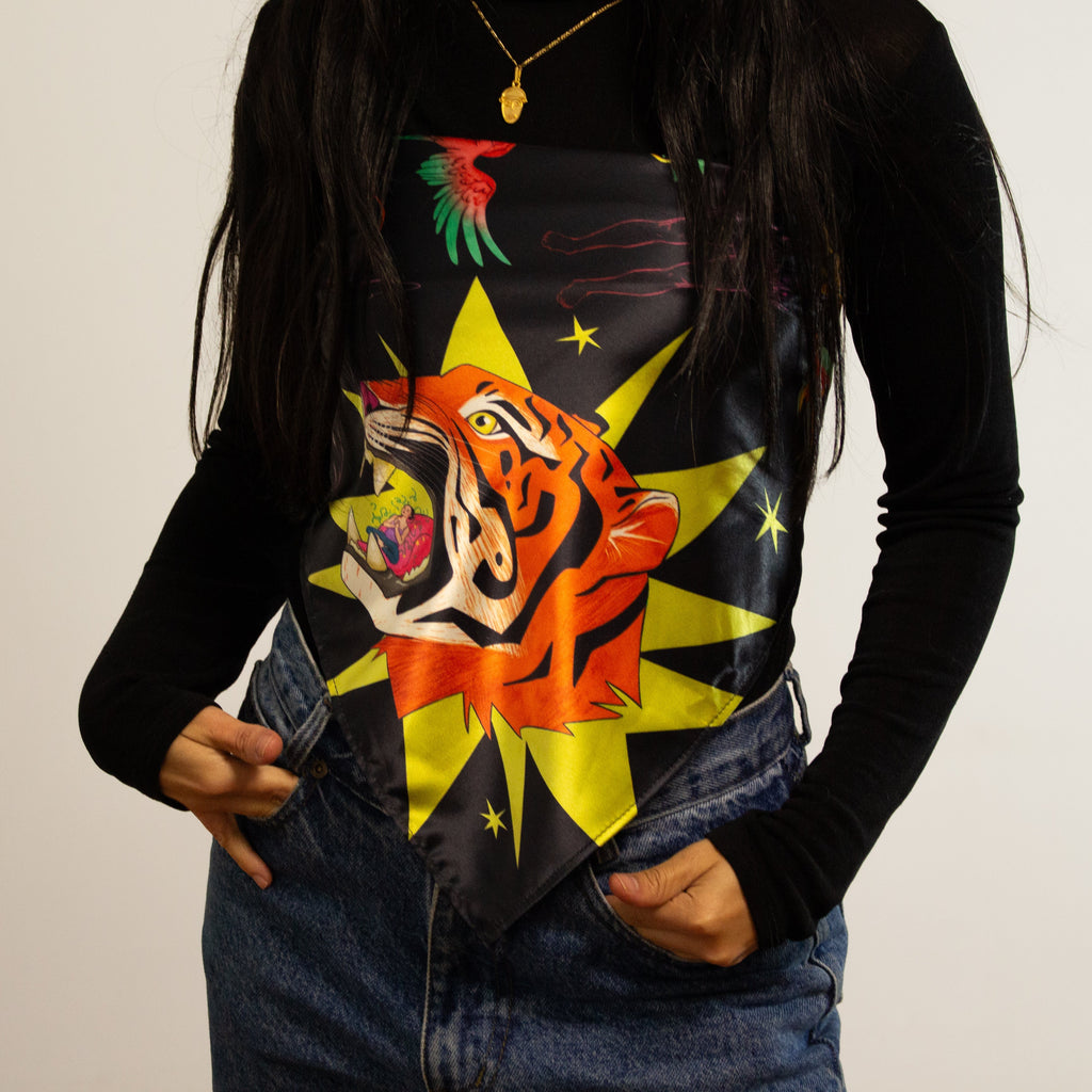 Black Onírica Scarf