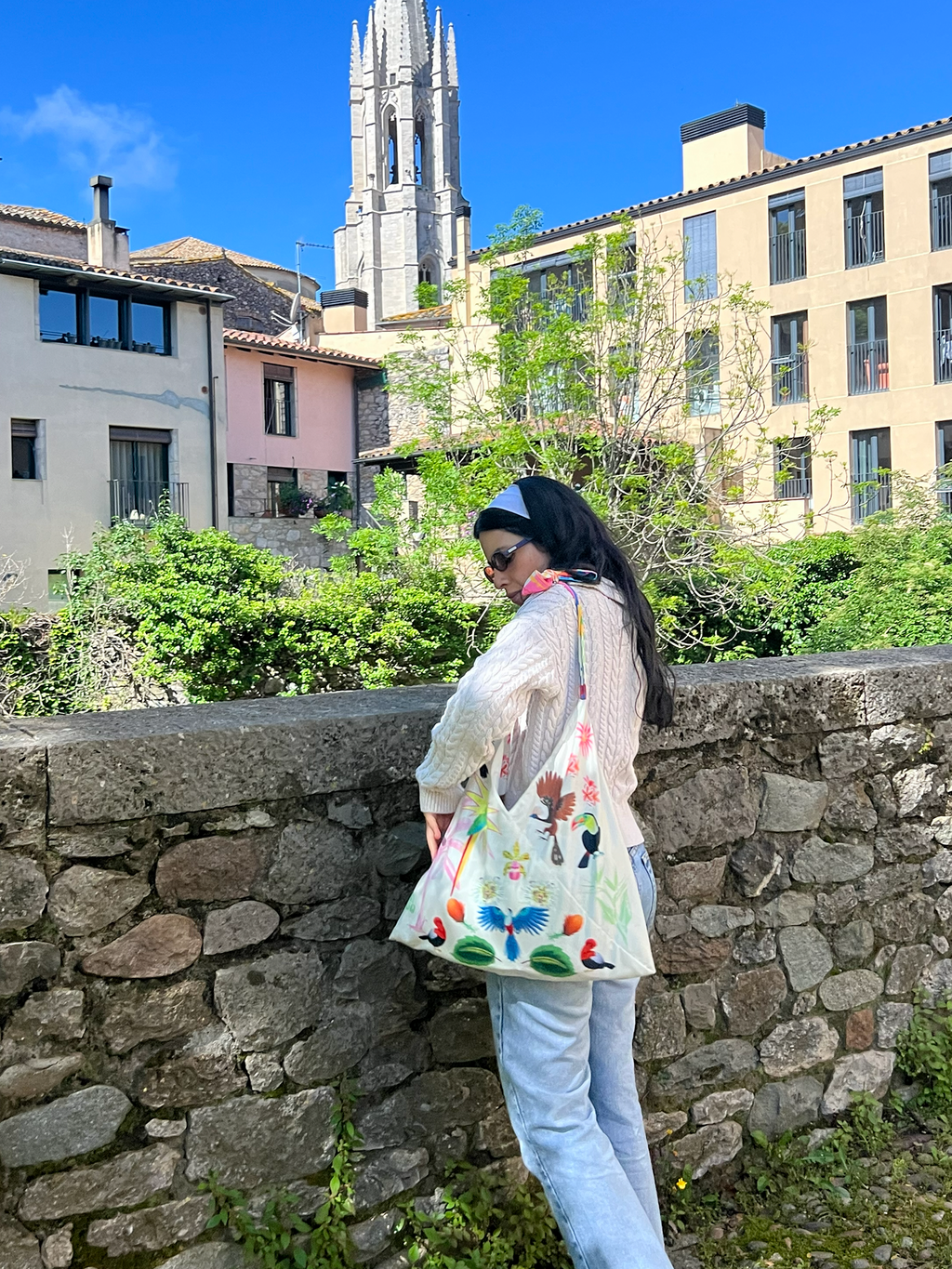Bolsa pétalos
