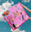 Pañuelo Onírica rosa