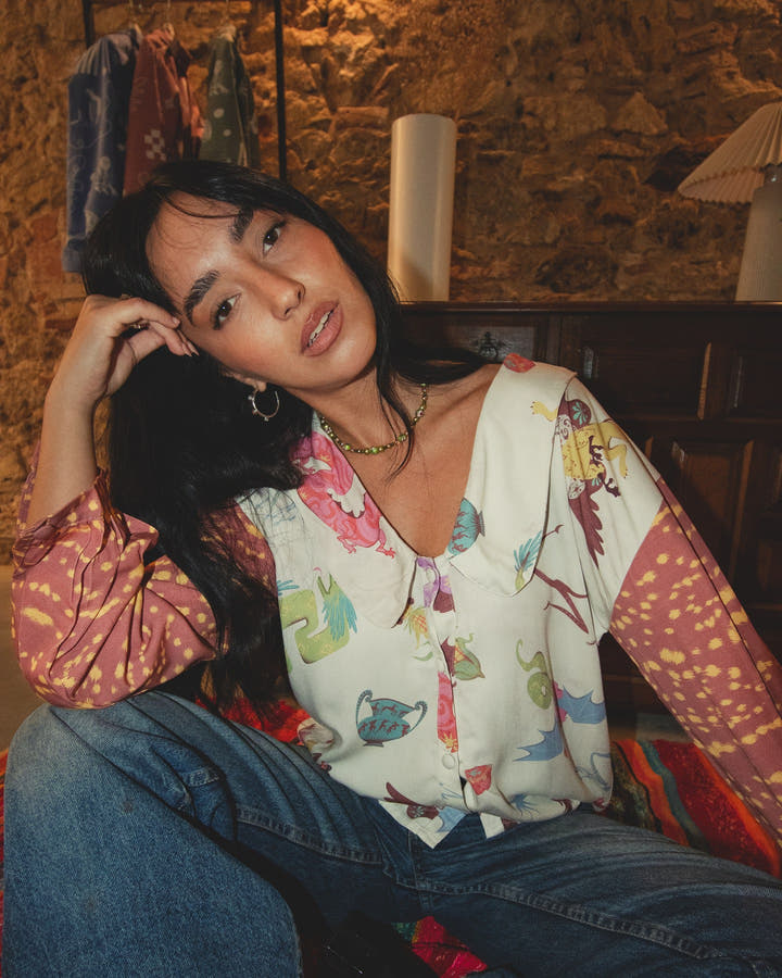 Blusa Harpía beige