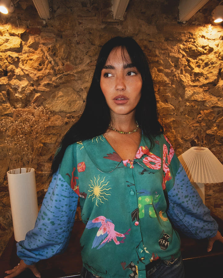 Blusa Harpía verde